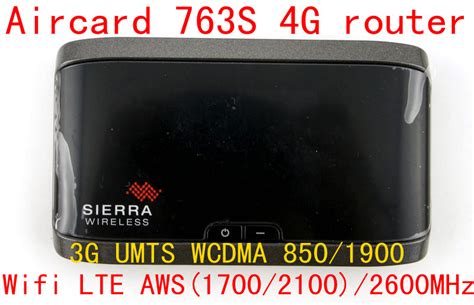 Ulåst 3g 4g Lte Wifi Router Sierra Aircard 763s Lte 4g Mifi Dongle