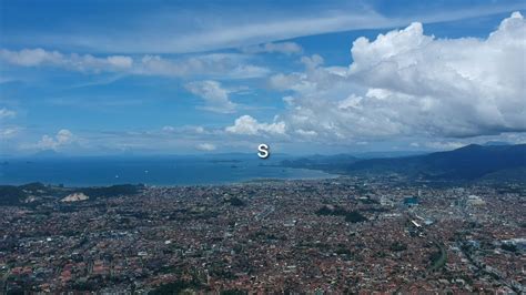 Pemandangan Indah Di Atas Langit Bandar Lampung Youtube