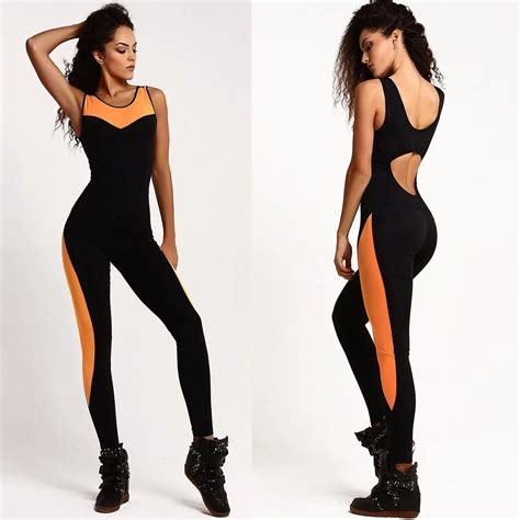 overalls bodycon bodysuit fitness rompers women breathable sexy sport jumpsuit combinaison sexy