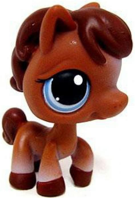 Littlest Pet Shop Horse Figure 337 Brown Loose Hasbro Toys