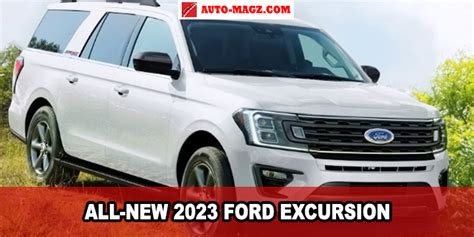New 2023 Ford Excursion Price Exterior Interior And Release Date In