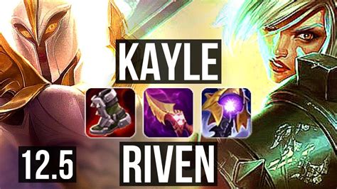 Kayle Vs Riven Top M Mastery Games Dominating