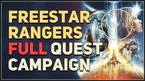 Full Freestar Rangers Quest Line Starfield YouTube