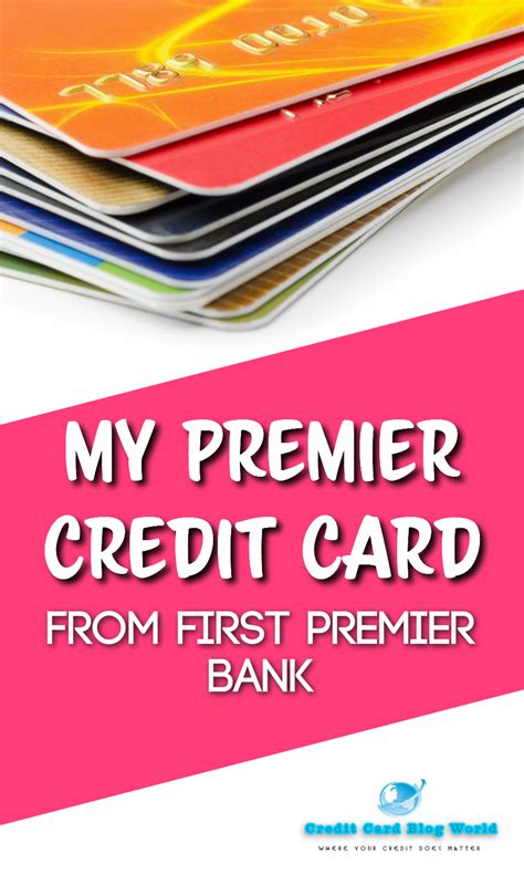 While the fee schedule for first premier cards is complicated, the interest rates are not. My Premier Credit Card From First Premier Bank. My Premier ...