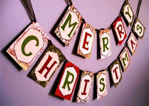 Cara membuat hiasan kamar dari kertas karton; Cara Membuat Hiasan Dinging Merry Christmas Untuk Natal ...