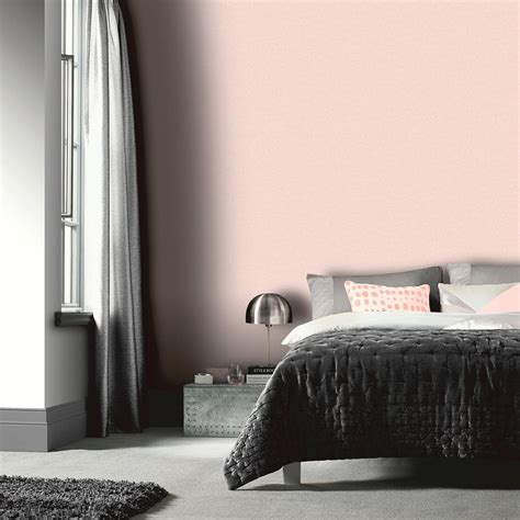 Linen Rose Pink Wallpaper Pink Wallpaper Bedroom Plain 1500x1500