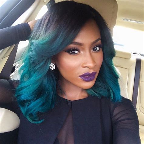 Intuition would tell you that adding blue would. 2016 Bold Hair Shades for Black Women | 2019 Haircuts ...