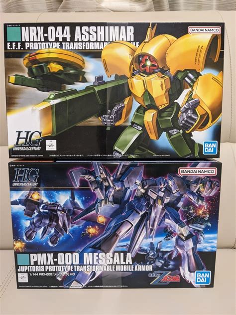 【未使用】【新品・未組立2点セット 】hguc Hg 1144 メッサーラ アッシマー 機動戦士zガンダム ガンプラ バンダイの落札情報詳細