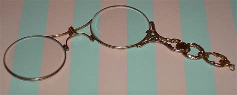 antique 14k gold lorgnette fancy yellow solid gold glasses w from preciousrosey on ruby lane