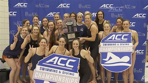 Womens Swimming And Diving Acc Championships Youtube