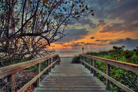 Glorious Sunrise From Jupiter Inlet Park Hdr Photography By Captain Kimo
