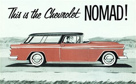 1955 Chevrolet Nomad Brochure Chevrolet 1955 Chevrolet Chevrolet Sedan