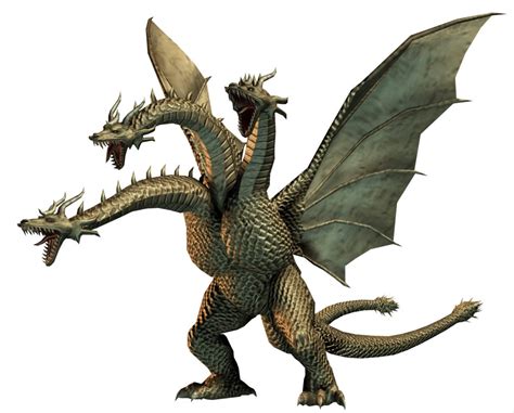 Welcome to /r/godzilla, a place to admire the king of the monsters and his many foes! King Ghidorah (King Ghidorah: Master of Monsters ...
