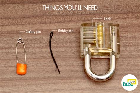 To understand how the pins work, imagine two erasers, like the ones on the end of a pencil, stacked on top of each other. How to Pick a Lock with a Hairpin | Fab How