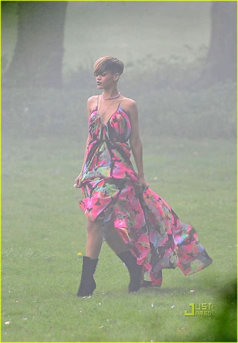 Rihanna Films In The Fog Photo 2446774 Rihanna Pictures Just Jared