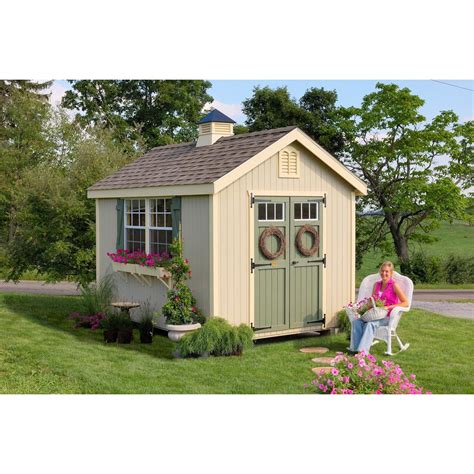 Colonial Williamsburg 10 Ft X 20 Ft Wood Storage Shed Diy Kit With