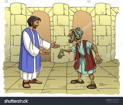 Jesus Heals A Withered Hand Stock Photo 509680948 Shutterstock
