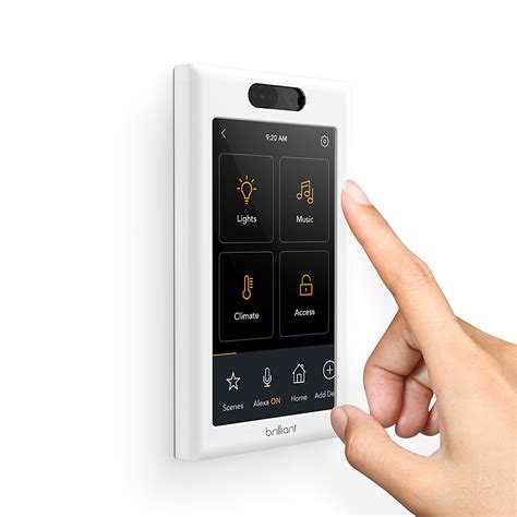 Brilliant Wi Fi Smart Switch Home Control Panel With Voice Assistant