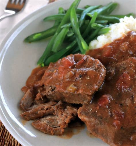 Jan 22, 2019 · while the chuck roast, which is lower on the chest, is a popular choice for pot roasts, stews, and braised recipes, which give the beef ample time to tenderize completely, the chuck steak has been given less of a chance to shine—until now. Slow Cooker Swiss Steak | Recipe | Swiss steak, Slow cooker venison, Chuck steak recipes