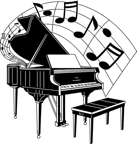 Piano Free Stock Photo Illustration Of A Piano With