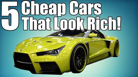 5 Cheap Cars That Make You Look Rich Cheap Cars Cool Cars Cheap