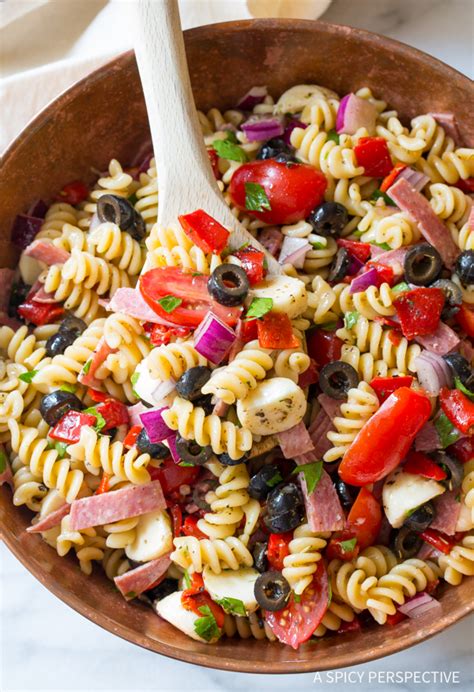 Cook pasta according to package directions, in salted water for more flavor. The Best Italian Pasta Salad Recipe | KeepRecipes: Your ...