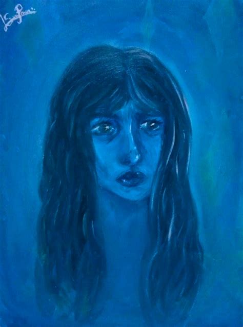 Cobalt Beauty Oil Painting On Canvas By Sara Patriche Sara Patriche