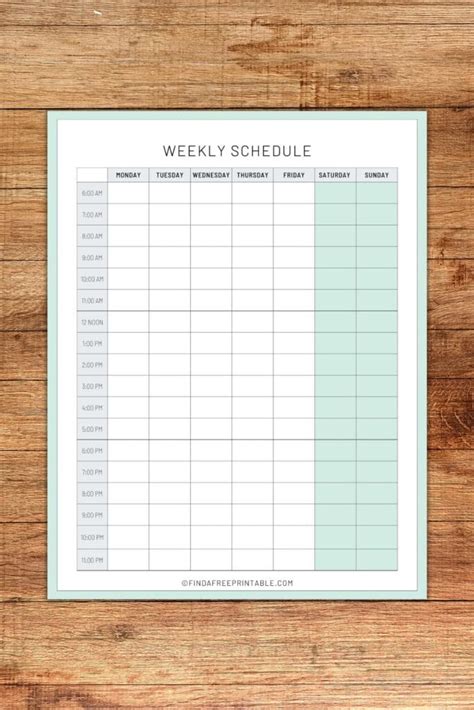 Printable Daily Calendar With Time Slots Find A Free Printable