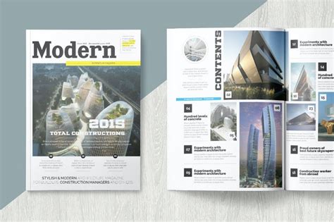 Modern Indesign Magazine Template Design Shack