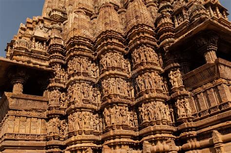Beautiful Shot Of A Temple In The Khajuraho Group Of Monuments In