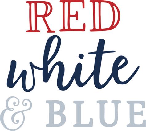 Red White And Blue Svg Cut File Snap Click Supply Co