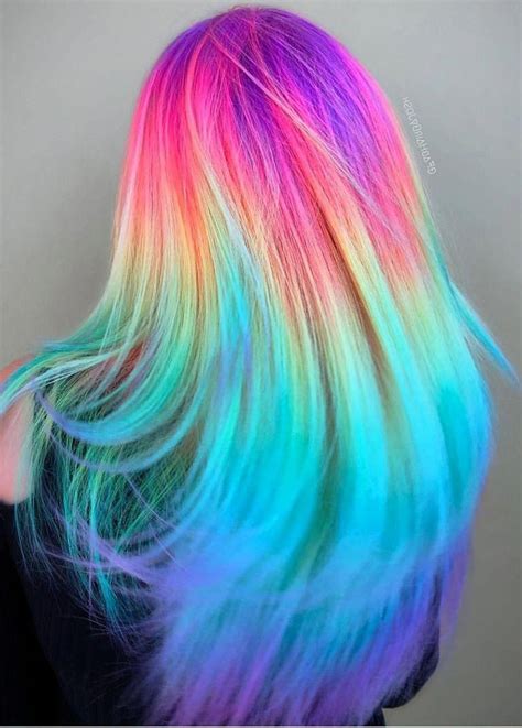 40 Unique Hair Colors In 2019 Haircolor Hair Styles Rainbow Hair