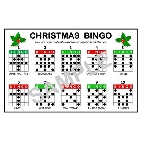 200 Merry Christmas Bingo Cards Prints 2 Per Page Printable Bingo Cards