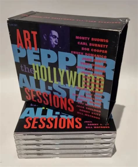 Art Pepper The Hollywood All Star Sessions Cd Boxset Galaxy 5gcd 4431 2