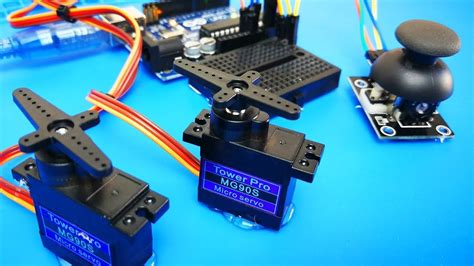 Control Servo Motors With A Joystick Thumbstick Arduino Arduino