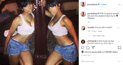 Before The Cornbread Porsha Williams Shares Throwback Pic Of Herself