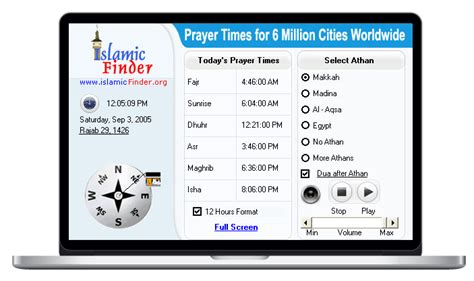Free download of islamic prayer times 2.5.0.0. IslamicFinder: Accurate Prayer Times, Athan (Azan ...
