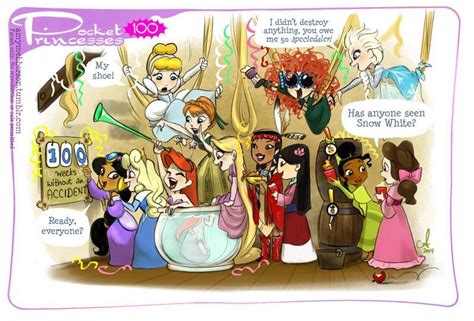 If Disney Princesses Lived Together Pocket Princesses Pocket