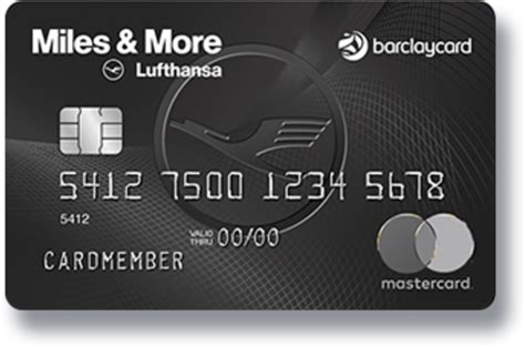 Miles And More® World Elite Mastercard® Lufthansa Black Card Clipart