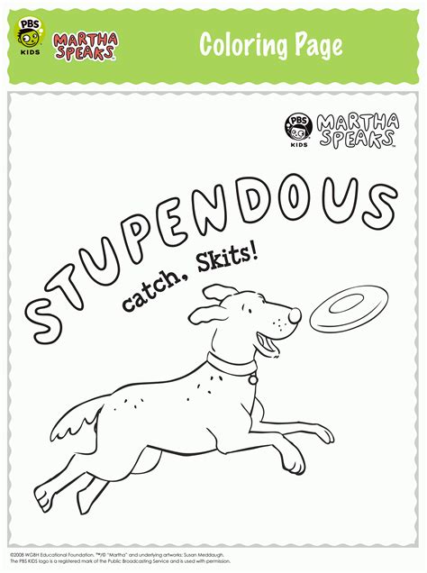 Martha Speaks Coloring Pages - Coloring Home