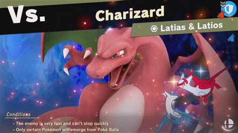 Super Smash Bros Ultimate Vs Charizard Unlocks Latias And Latios World