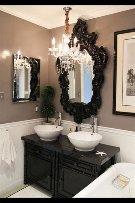 30 beautiful half bathroom and powder room ideas we're loving now 30 photos. 12 best images about Old Hollywood Bathroom ideas on ...