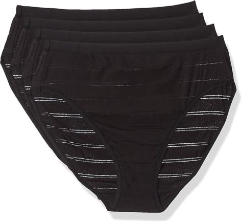 Hanes Ultimate Womens Comfort Flex Fit 4 Pack Hi Cut Panties Underwear