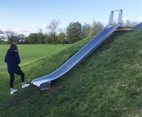 Embankment Slide Wooden Play Equipment Experts Slides For All Ages