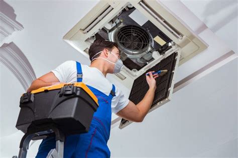 A refrigerator is one of the few appliances that runs continuously, day or night, keeping your food cold. 天井のエアコンユニットを修復する労働者 | Ac repair services, Heating repair ...