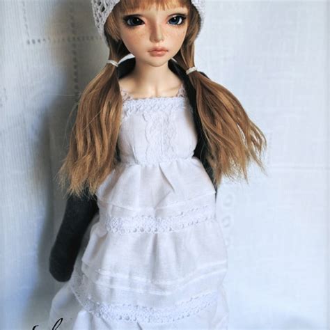 Handmade Knitted Wool Dark Khaki Dress For Doll Chateau Kid Etsy