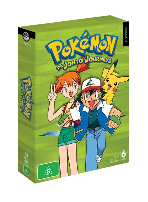 Pokemon Season 3 Johto Journeys 6 Dvd Box Set New Seal Ebay