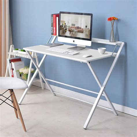 Foldable Computer Desk Folding Laptop Pc Table Home Office Study