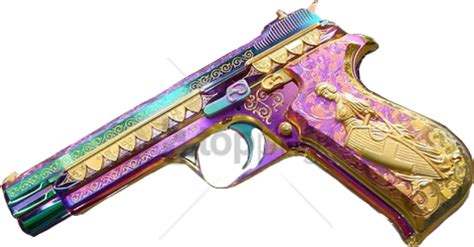 Free Png Gold Gun Png Png Image With Transparent Background Beautiful