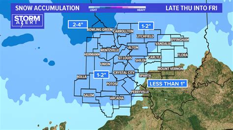 St Louis Weather Wintry Mix Spreads Across Bi State Ksdk Com